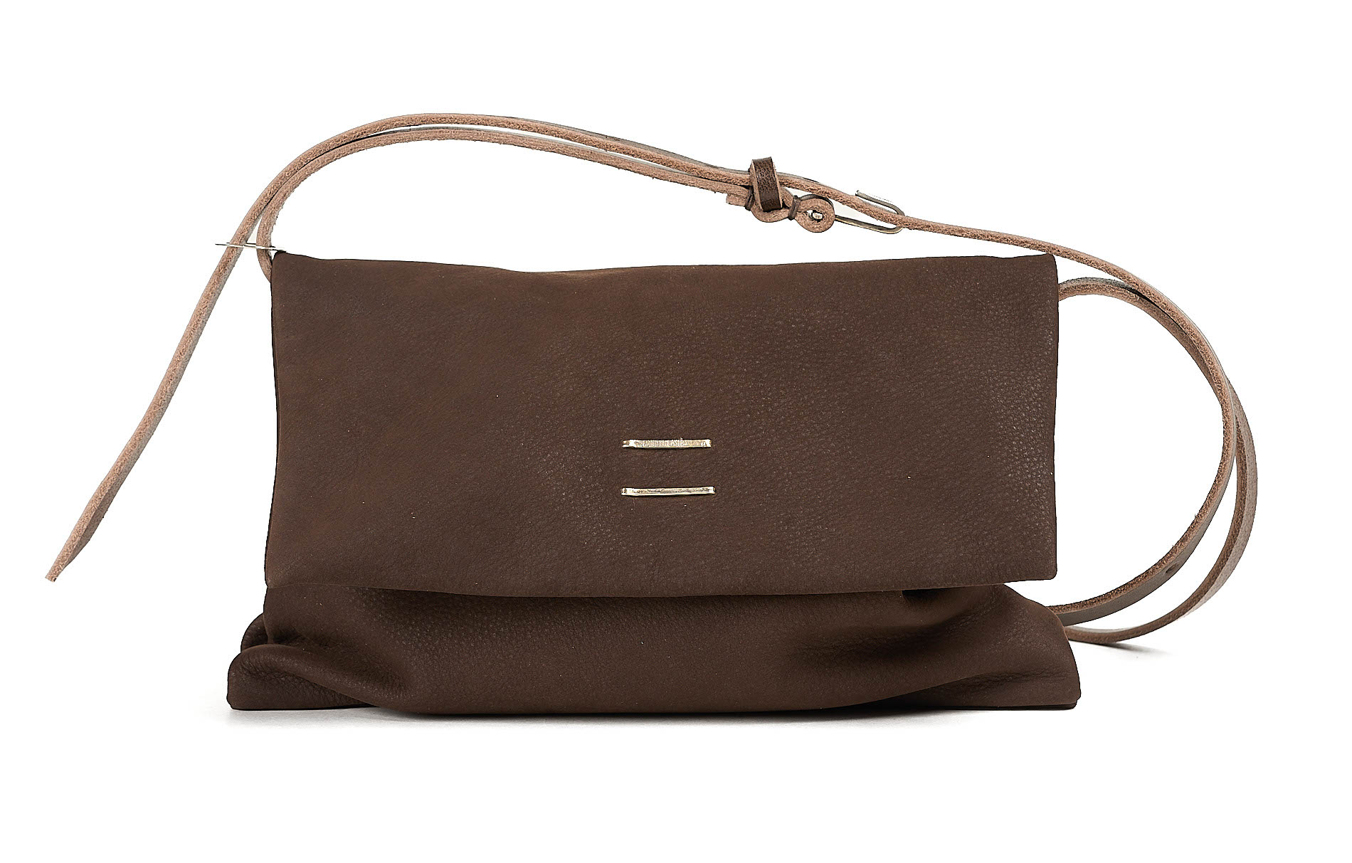 daniele basta leather and silver bags - FRONT